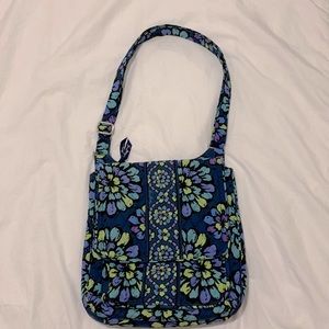 Vera Bradley Mailbag Crossbody Messenger Purse INDIGO POP 12 x 11 x 3